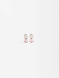 Aretes Cortos Con Resina