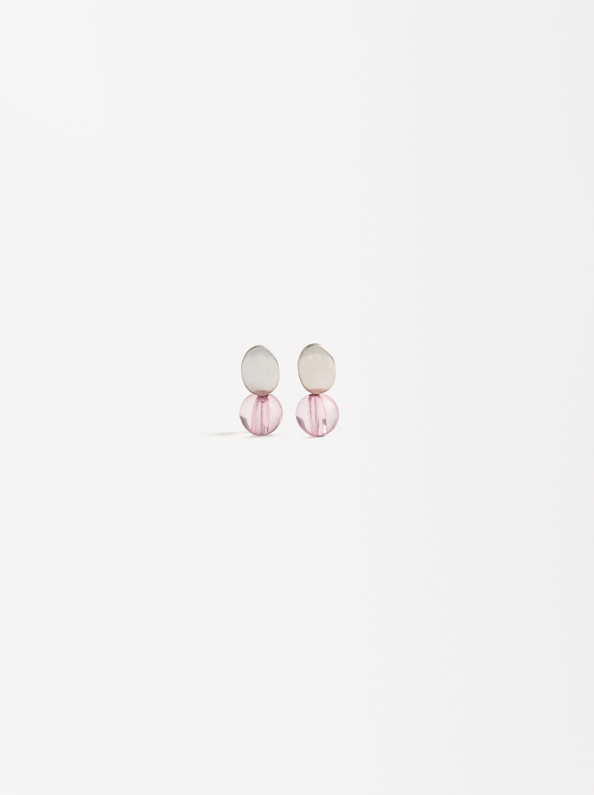 Aretes Cortos Con Resina