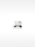 Anillo En Espiral Plateado