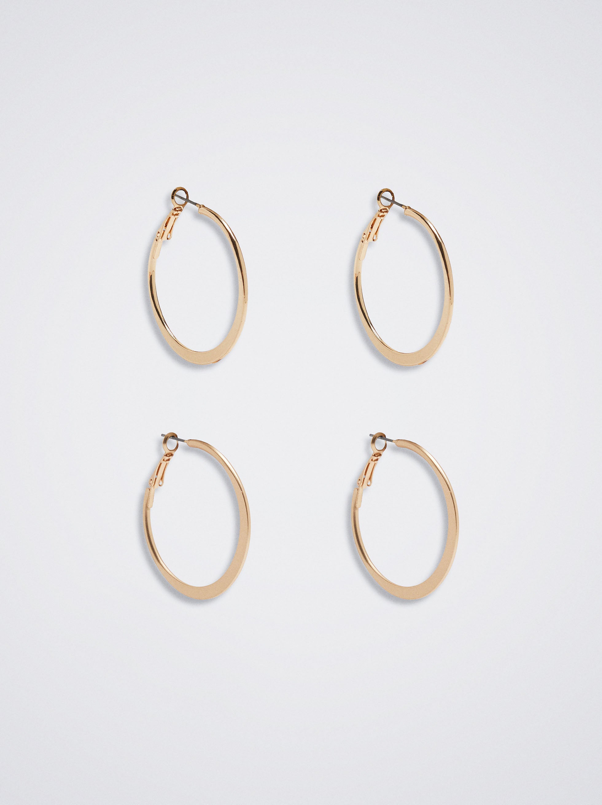 Conjunto De Aros Dorados