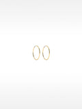 Aretes De Aro Cortos Dorados