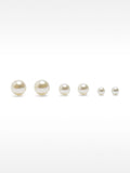 Set De Aretes Cortos Perlas