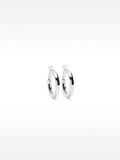 Aretes De Aro Cortos Plateados