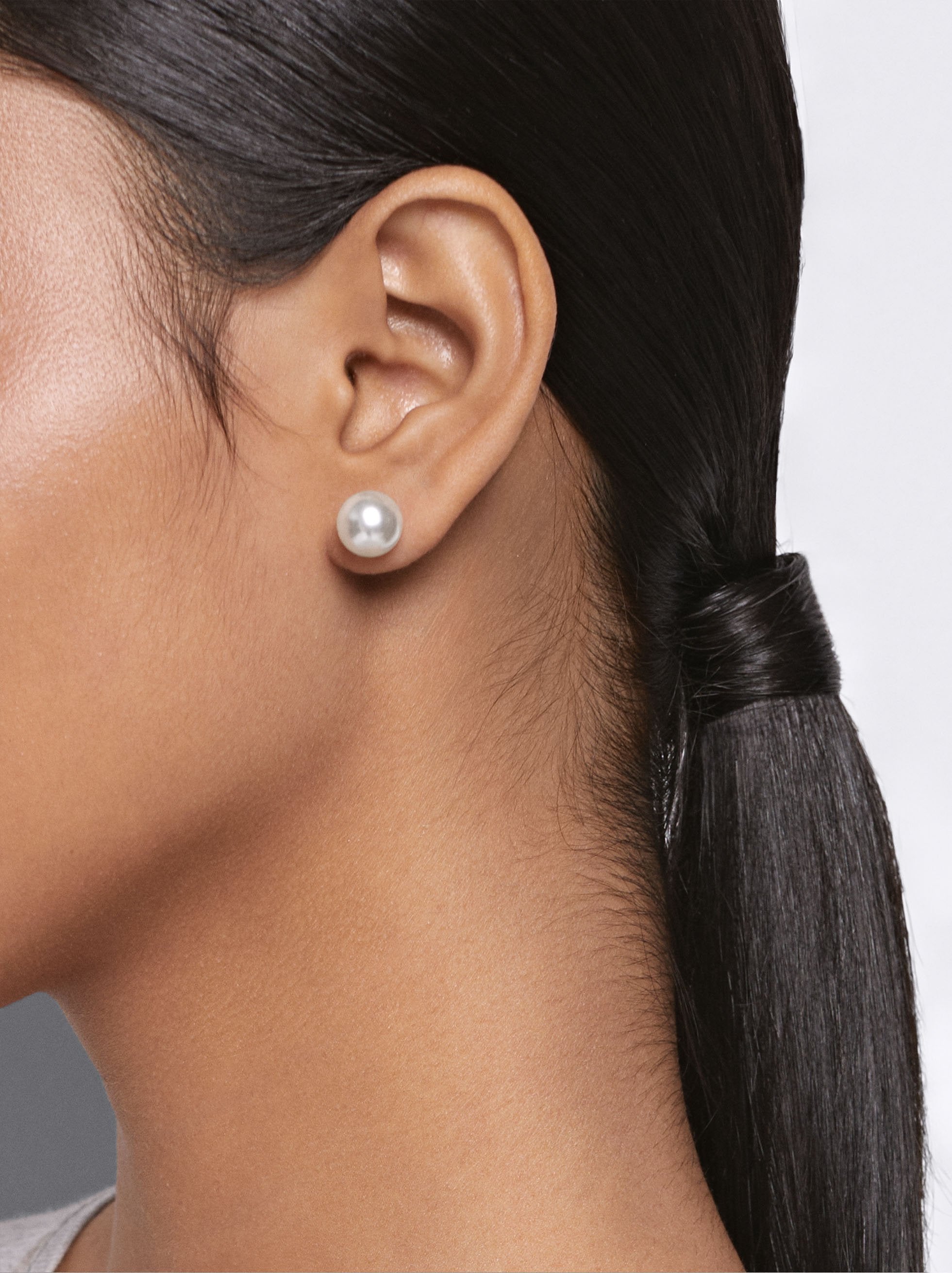 Aretes Cortos Perla