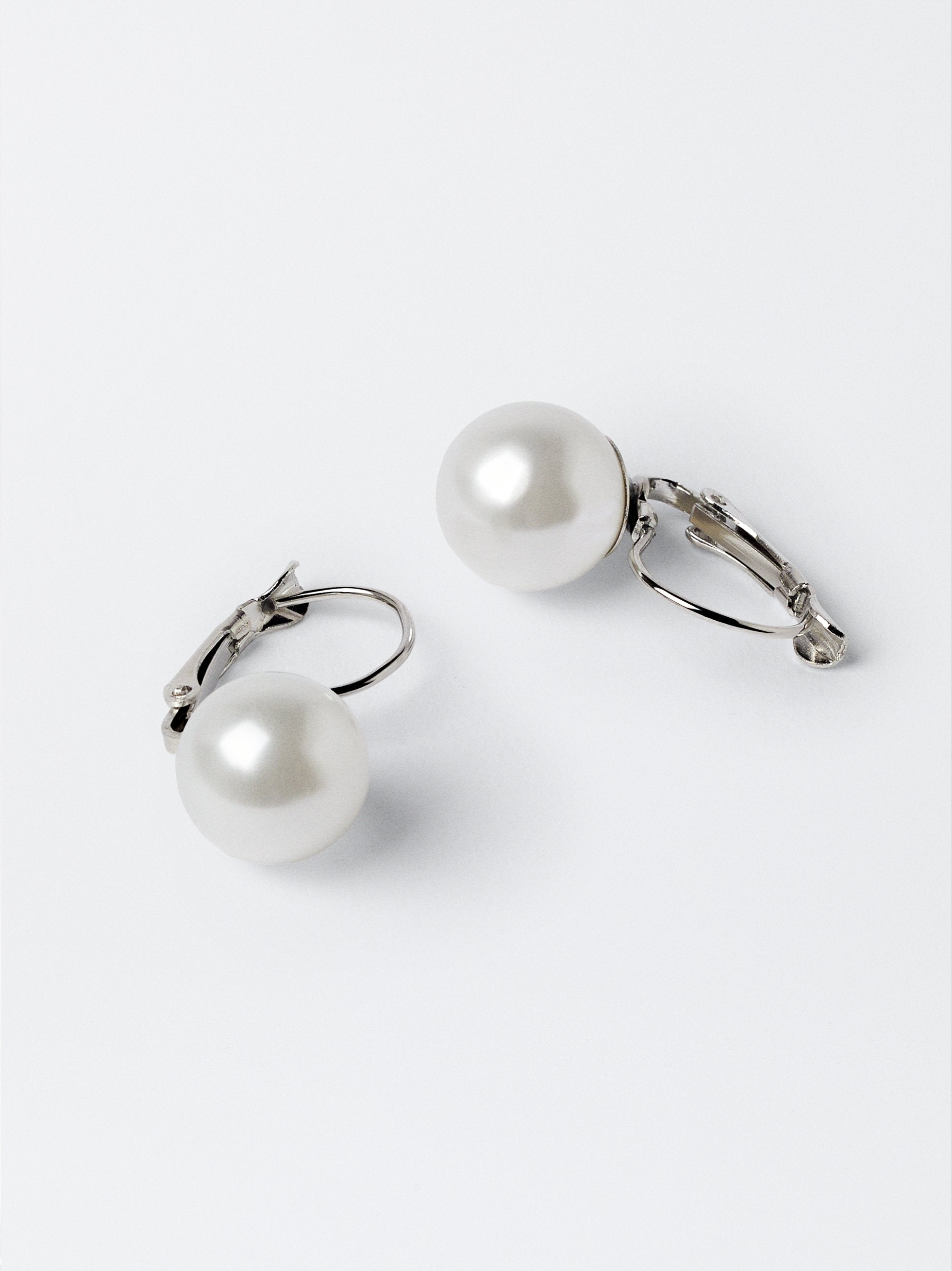 Aretes Cortos Perla