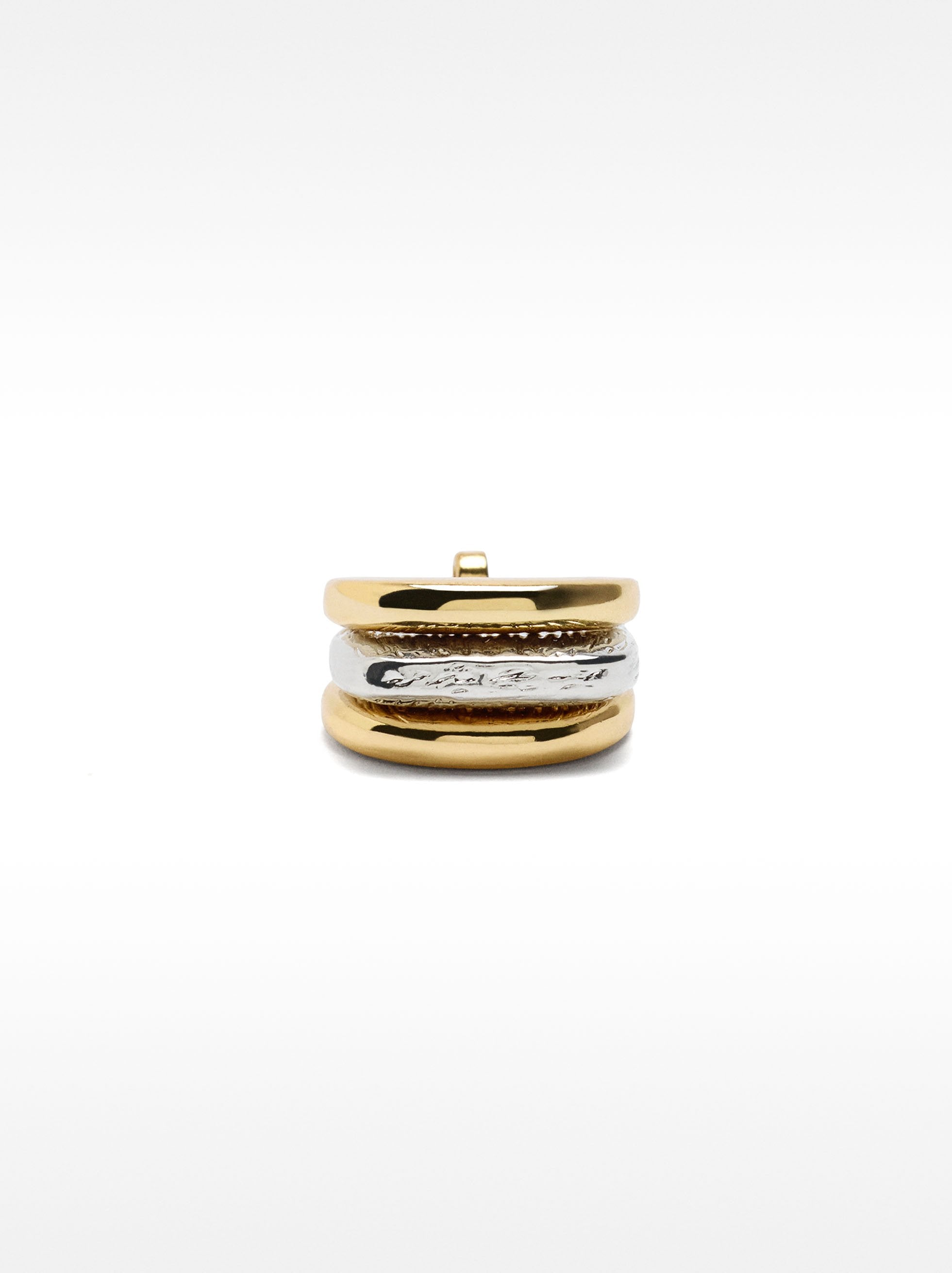 Anillo Triple Dorado