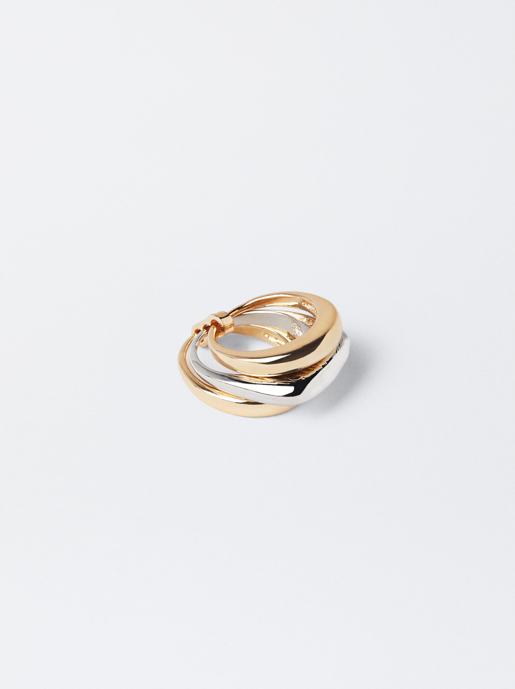 Anillo Triple Dorado