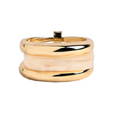 Anillo Triple Dorado