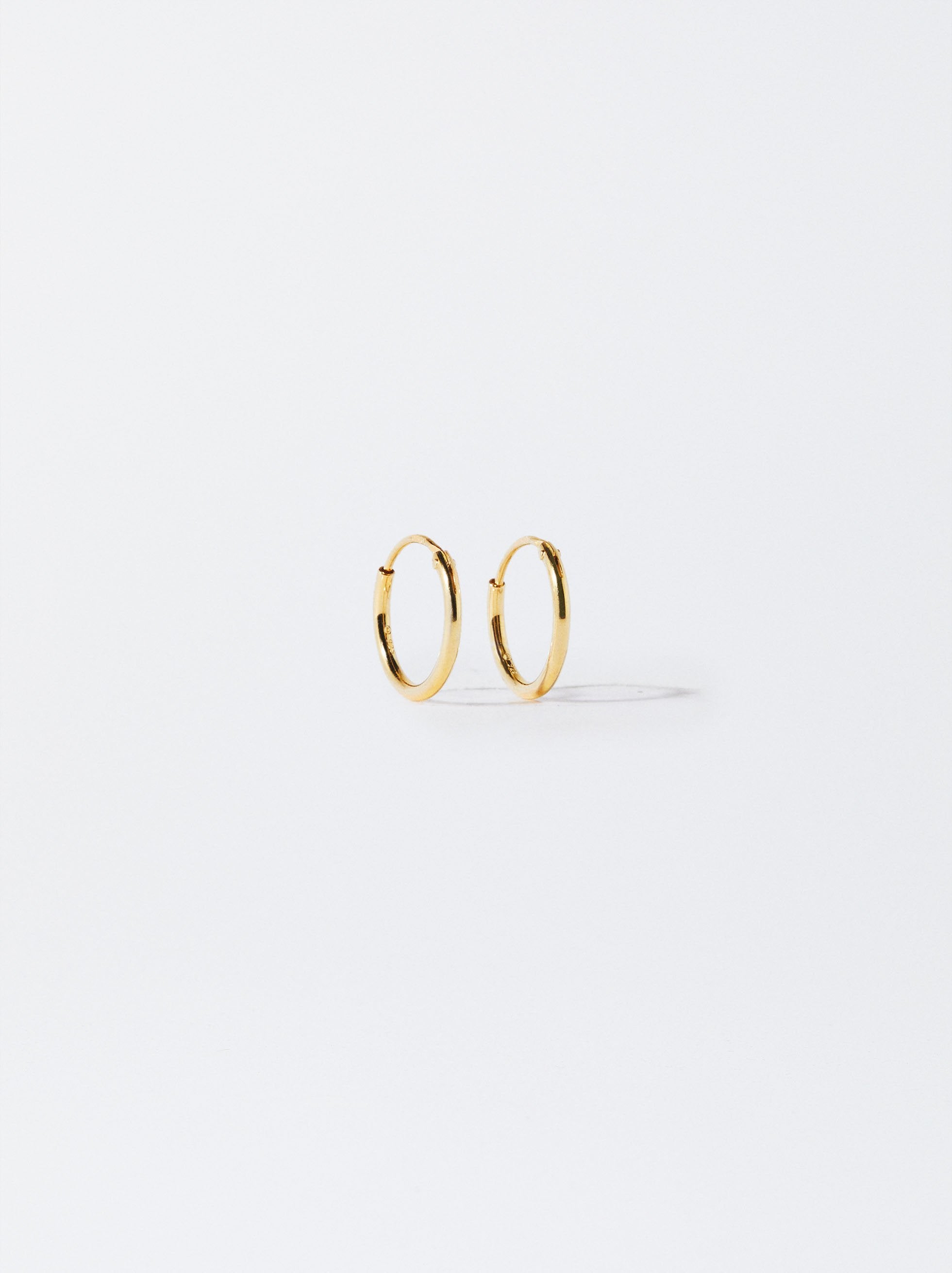 Aretes De Aro De Plata 925