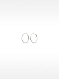 Aretes De Aro Cortos De Plata 925