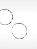 Aretes De Aro Cortos De Plata 925