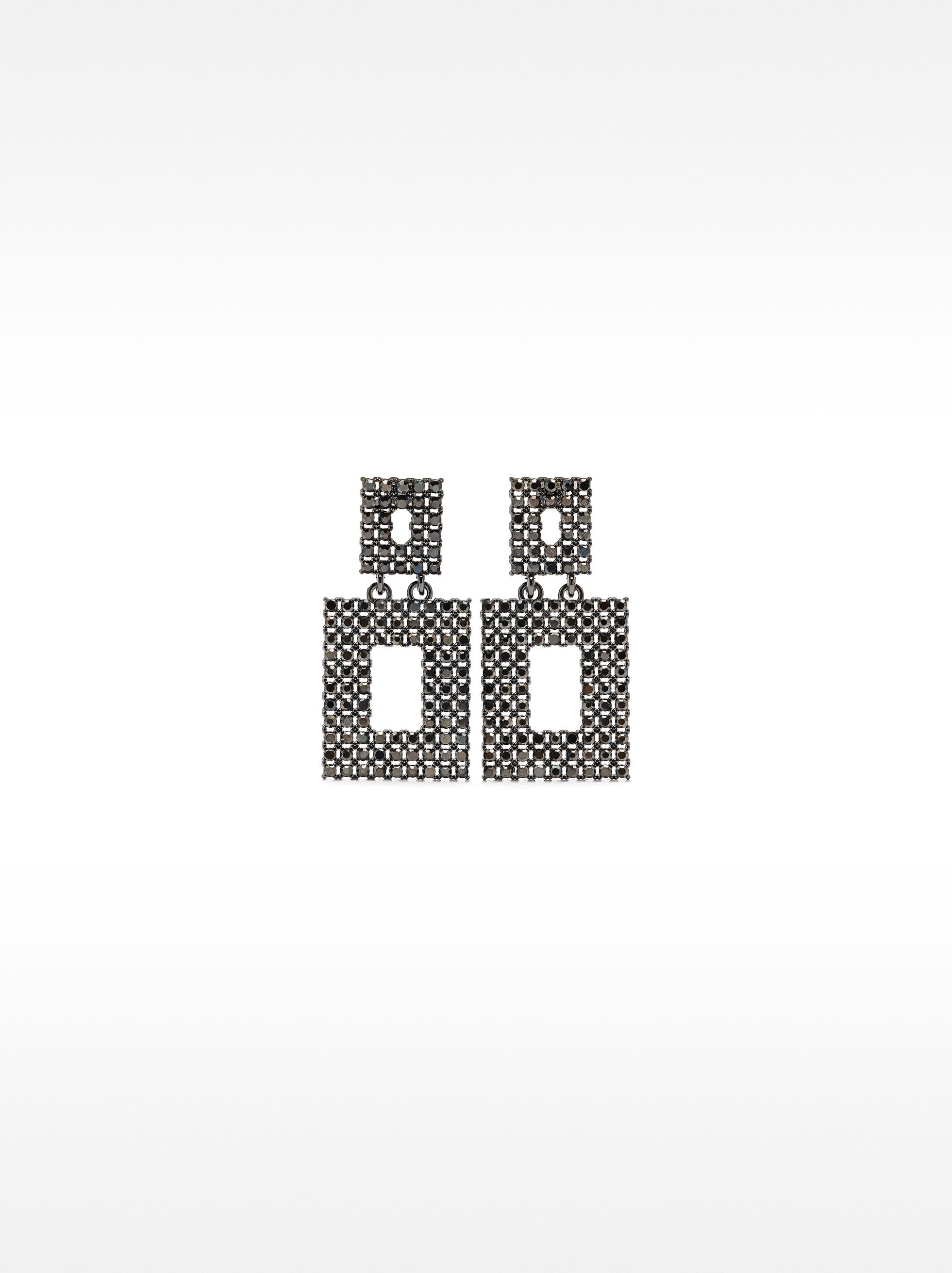 Aretes Medianos Con Cristales
