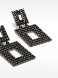 Aretes Medianos Con Cristales