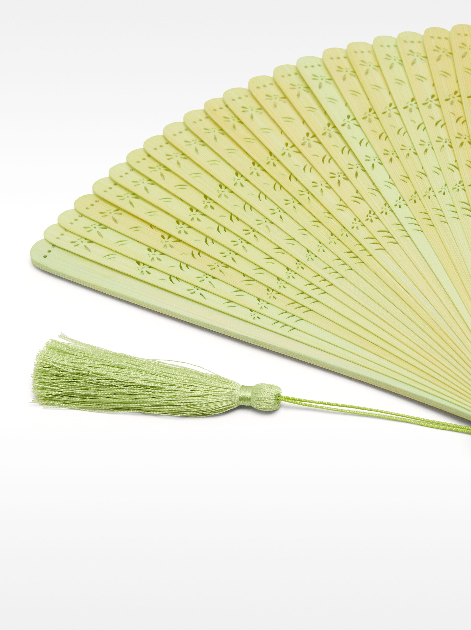 Abanico Bambú Libélulas