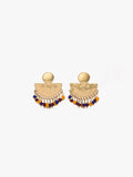 Pendientes Abanico Con Abalorios