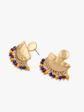 Pendientes Abanico Con Abalorios
