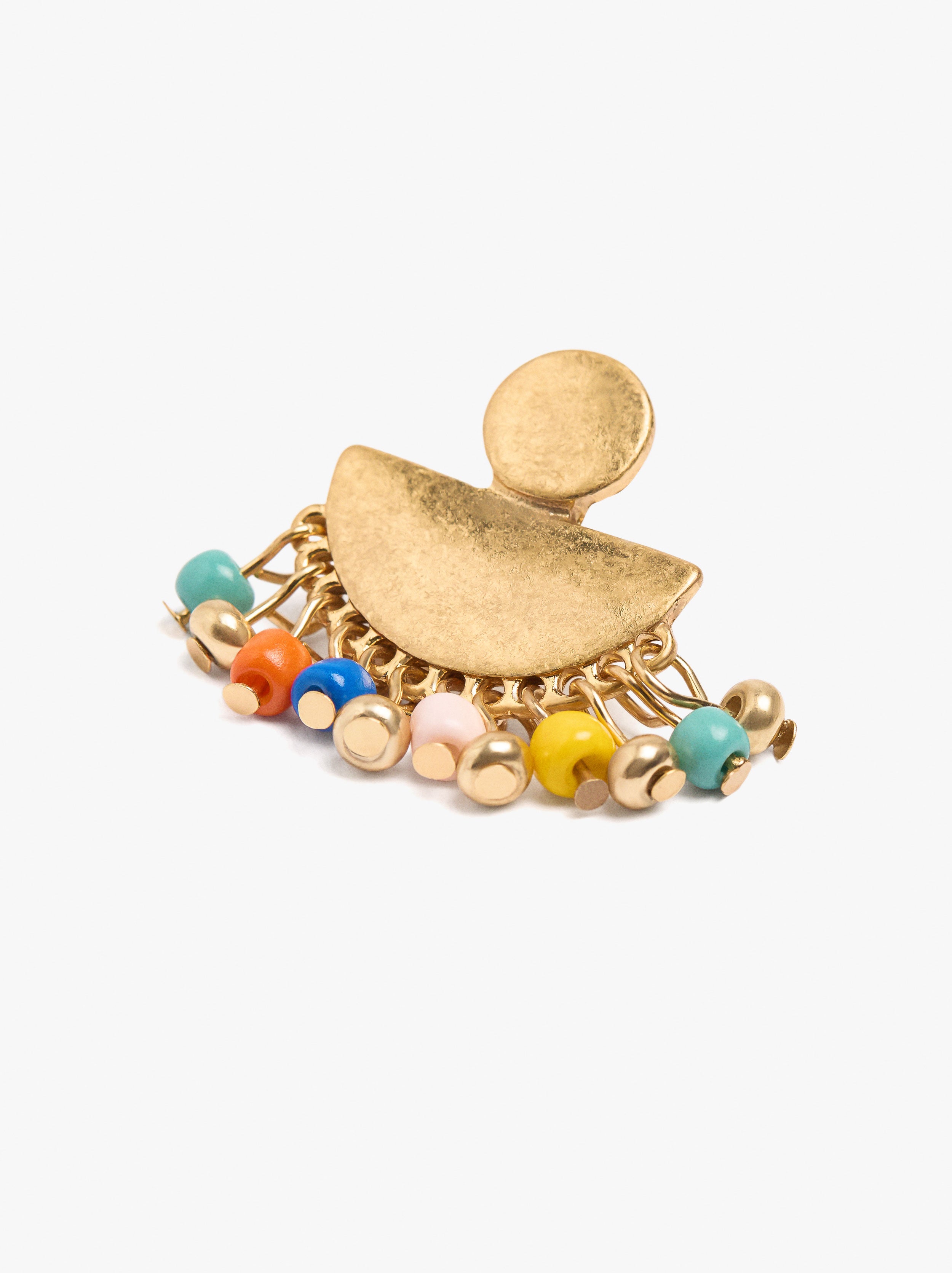 Pendientes Abanico Con Abalorios