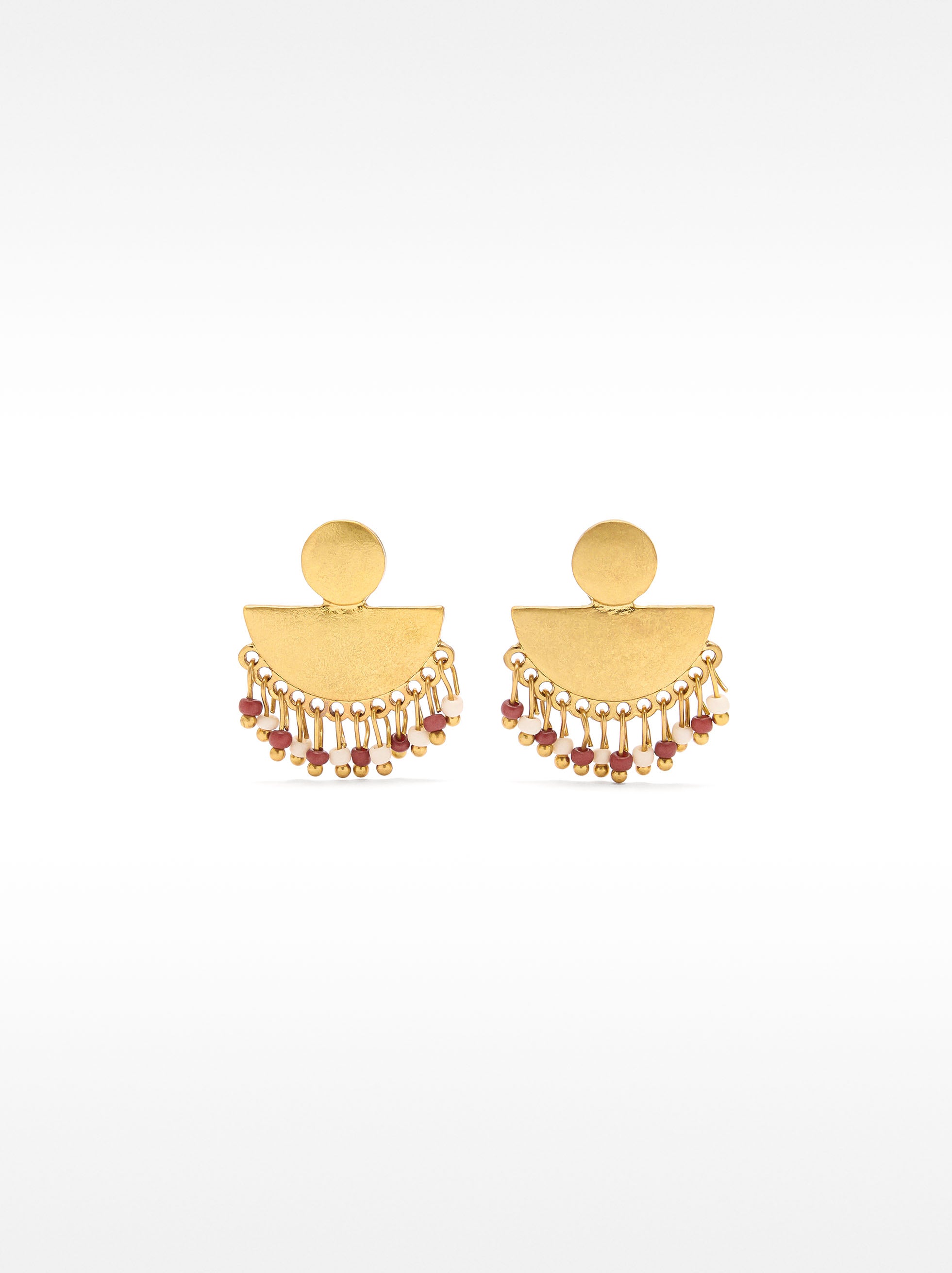 Aretes Con Abalorios