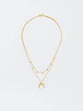 Collar Corto De Plata 925 Con Cuerno