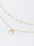 Collar Corto De Plata 925 Con Cuerno