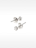 Aretes Cortos De Plata 925 Con Circonitas