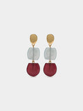 Pendientes Largos Efecto Piedra
