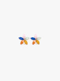 Pendientes Flor Con Resina