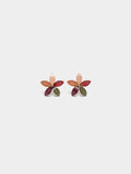 Pendientes Flor Con Resina