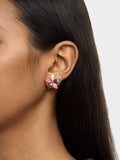 Pendientes Flor Con Resina
