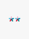 Pendientes Flor Con Resina