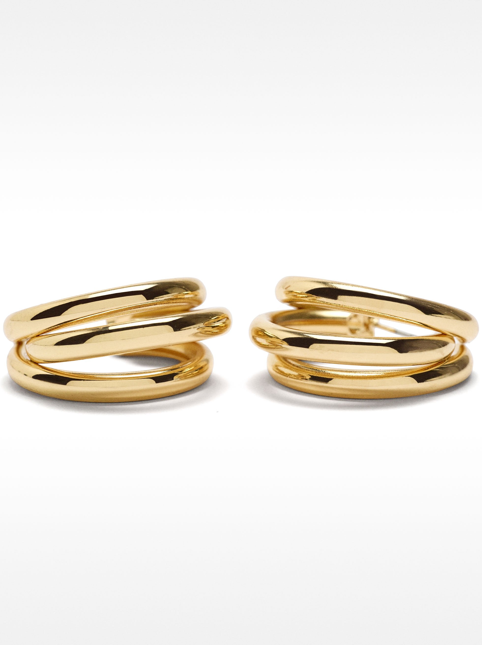 Aretes De Aro Dorados