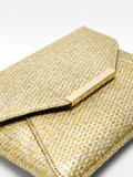 Bolso De Mano Efecto Paja