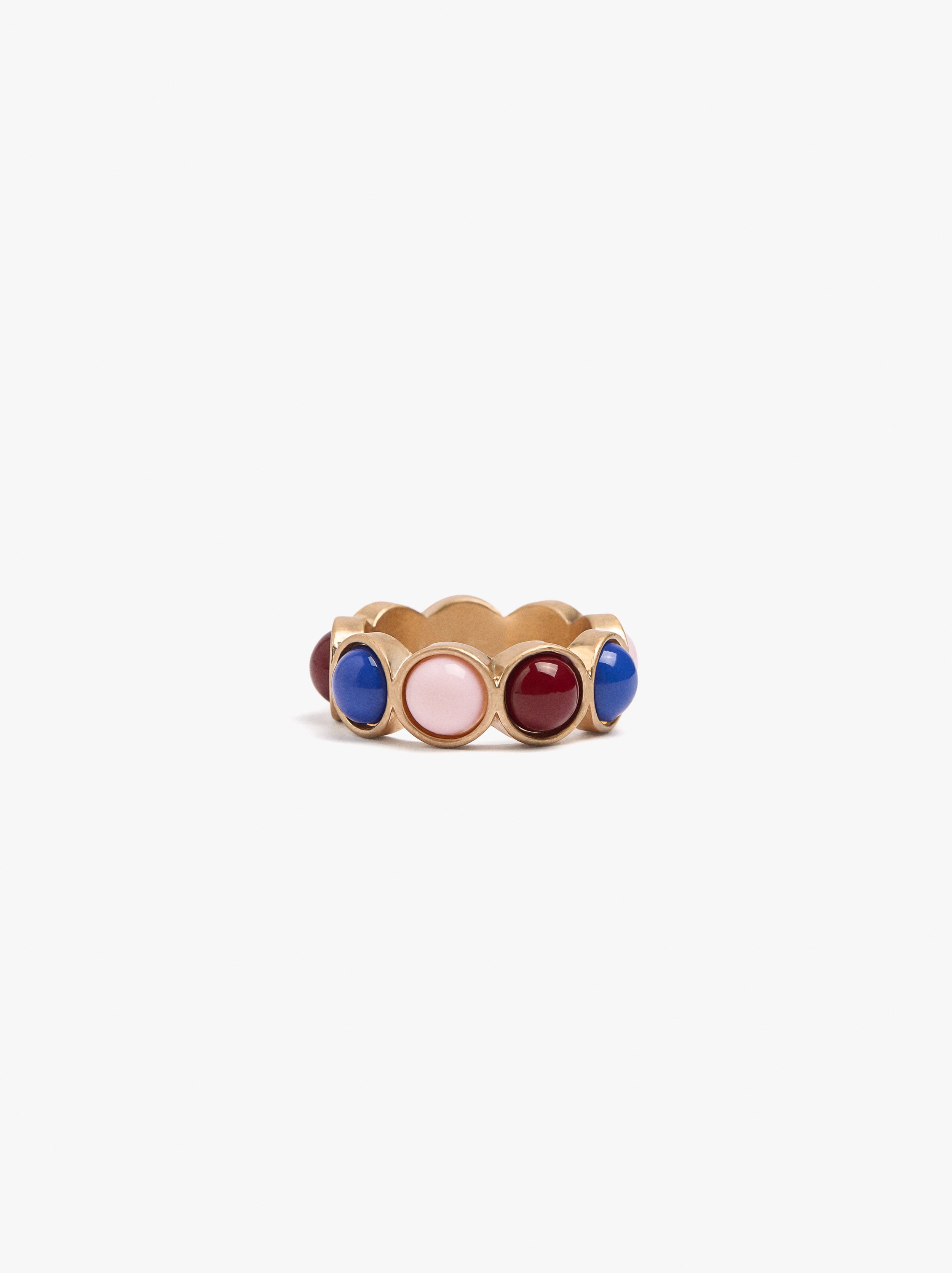 Anillo Multicolor Con Resina