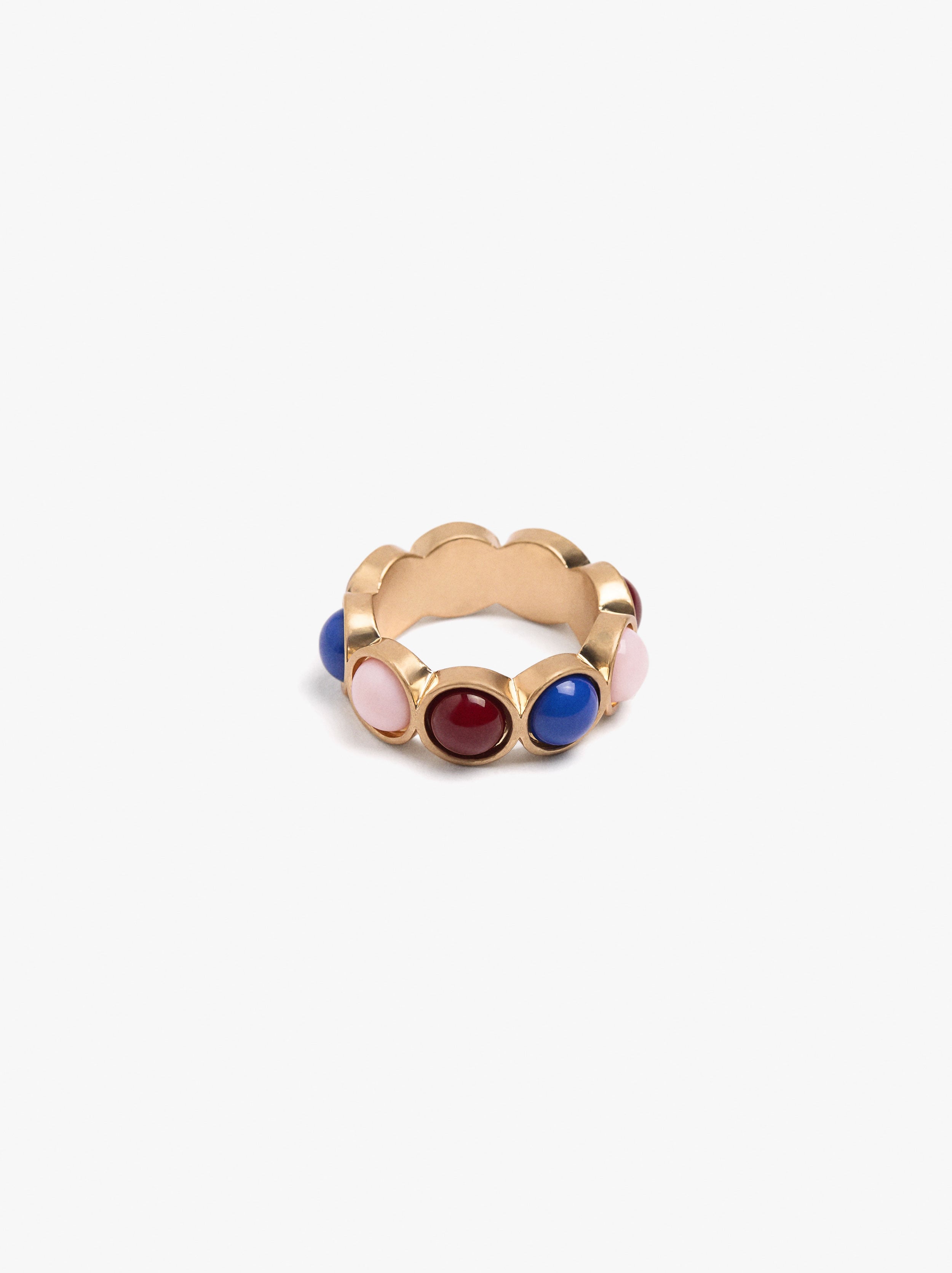 Anillo Multicolor Con Resina