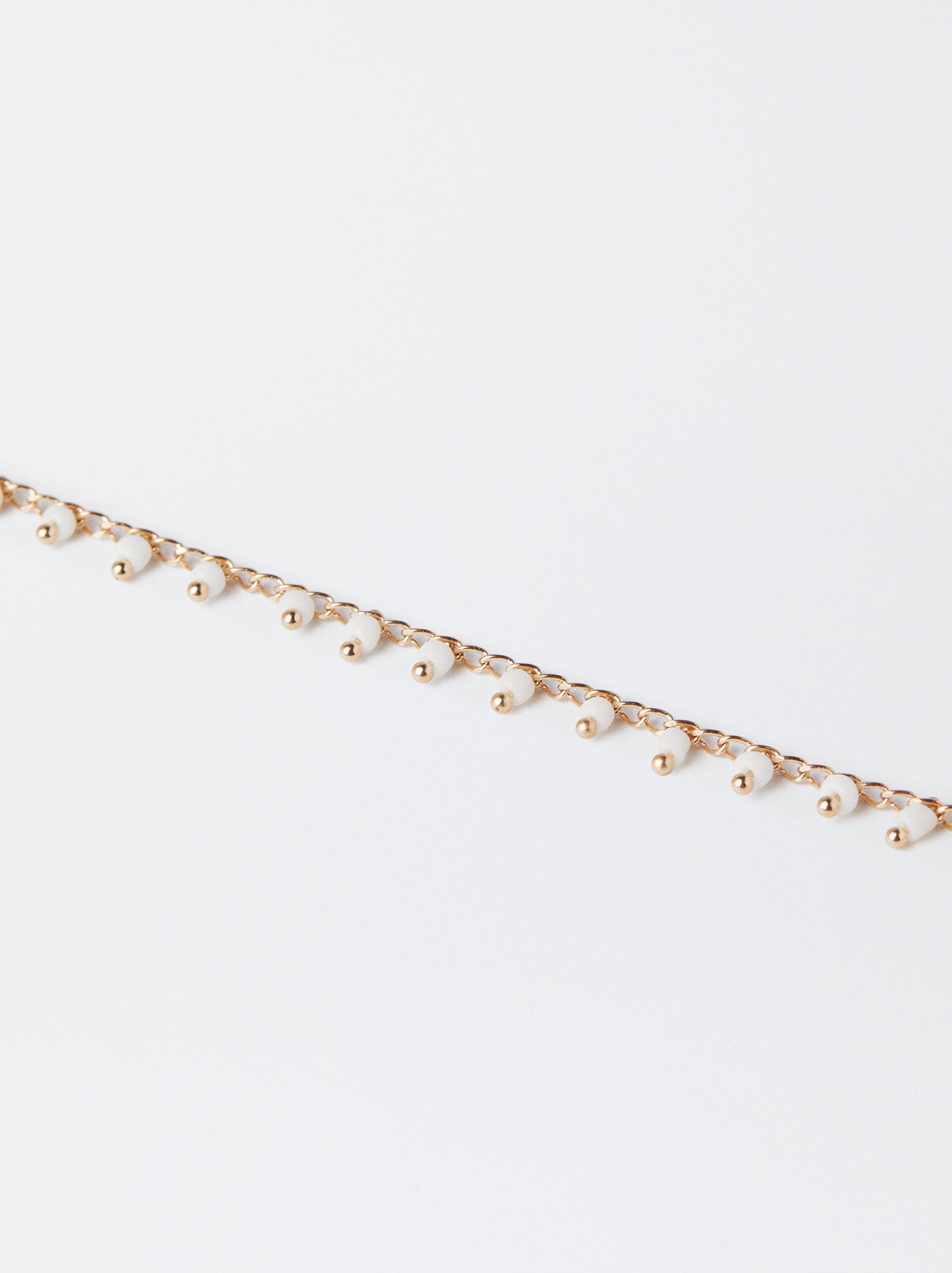 Pulsera Tobillera Con Abalorios
