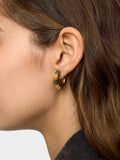 Aros Con Cuentas De Piedra