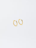 Aretes De Aro De Plata 925