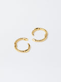 Aretes De Aro De Plata 925