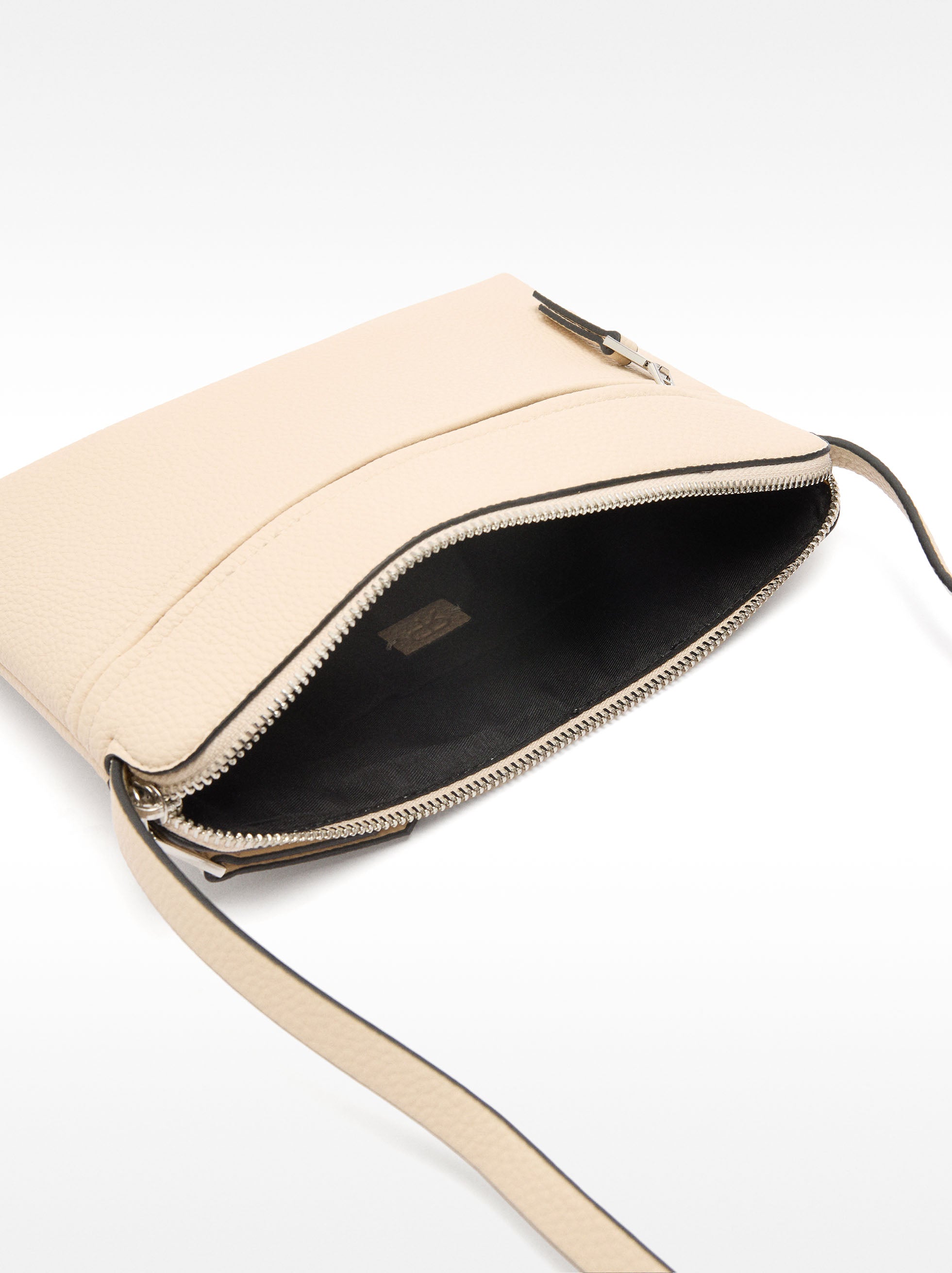 Bolso Bandolera Con Bolsillo Exterior