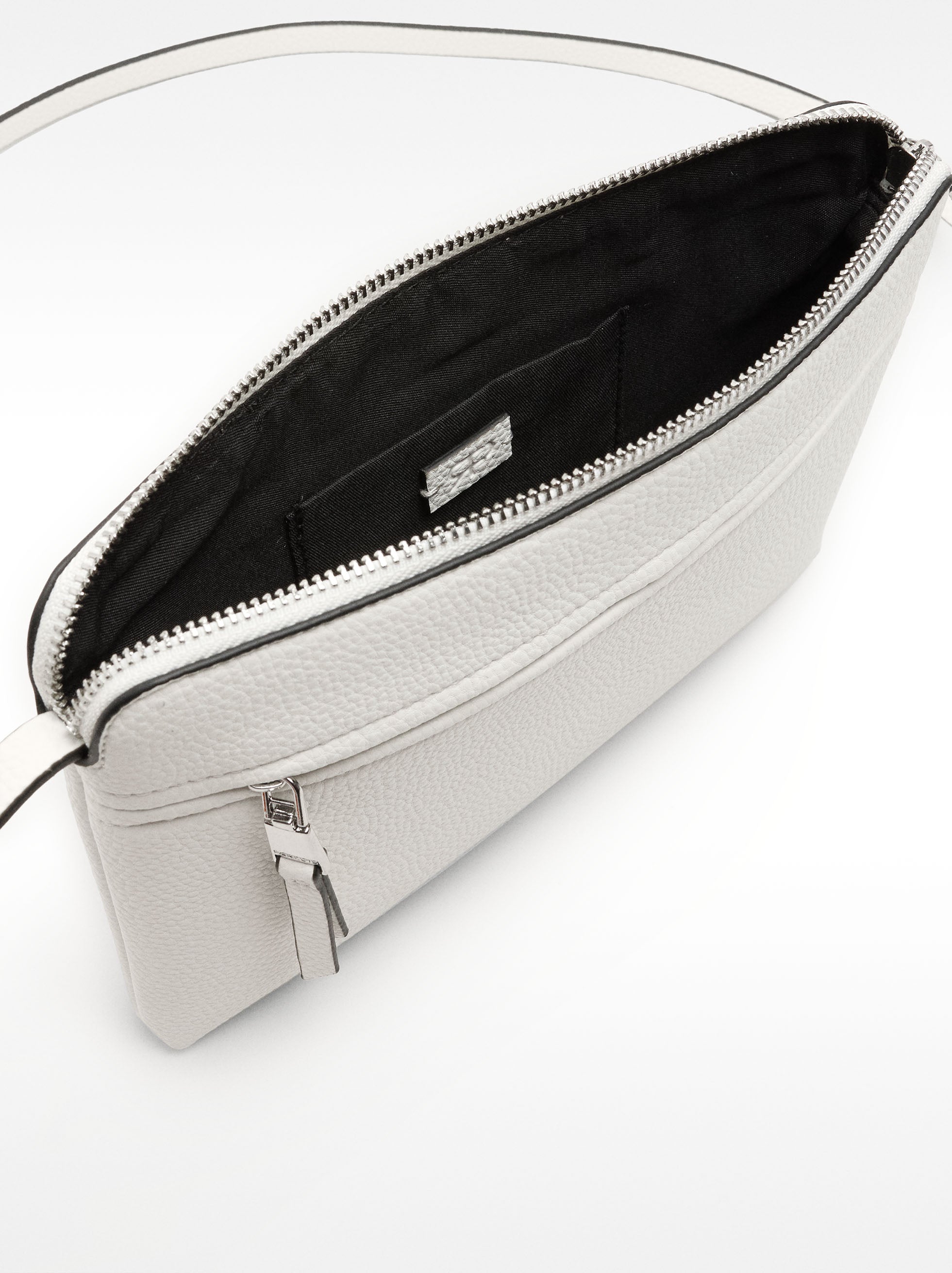 Bolso Bandolera Con Bolsillo Exterior