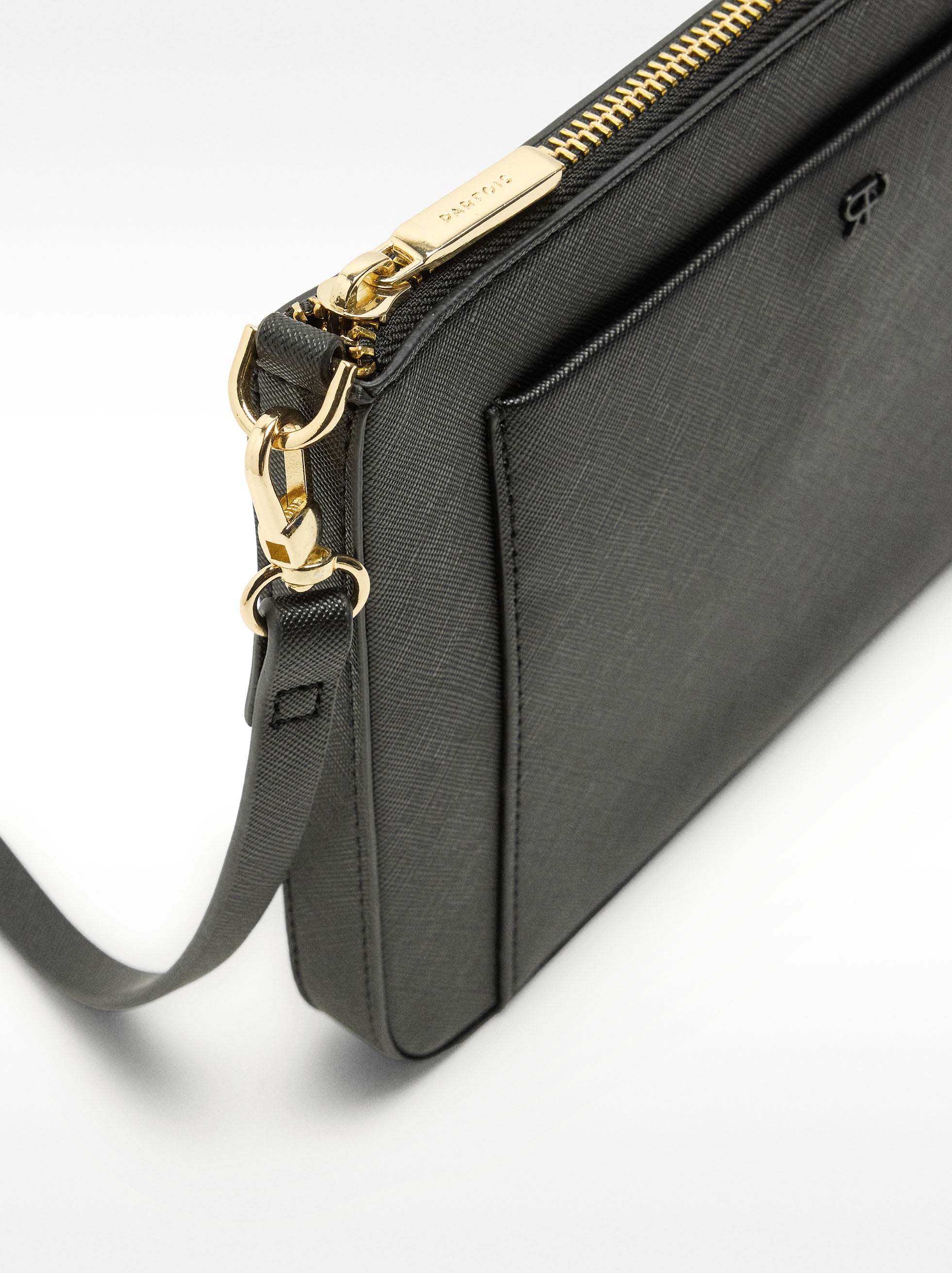 Bolso Bandolera Con Bolsillo Exterior