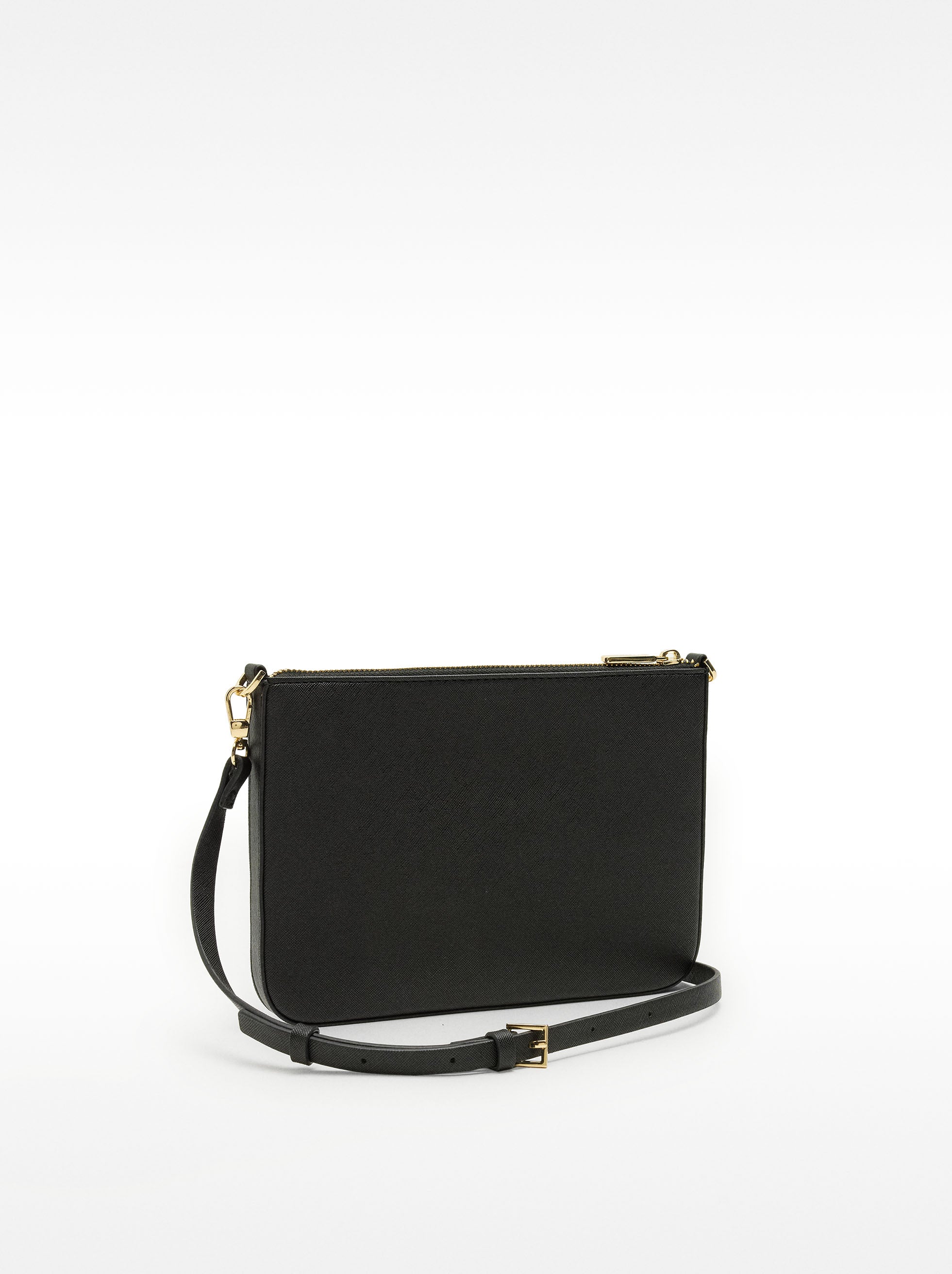 Bolso Bandolera Con Bolsillo Exterior