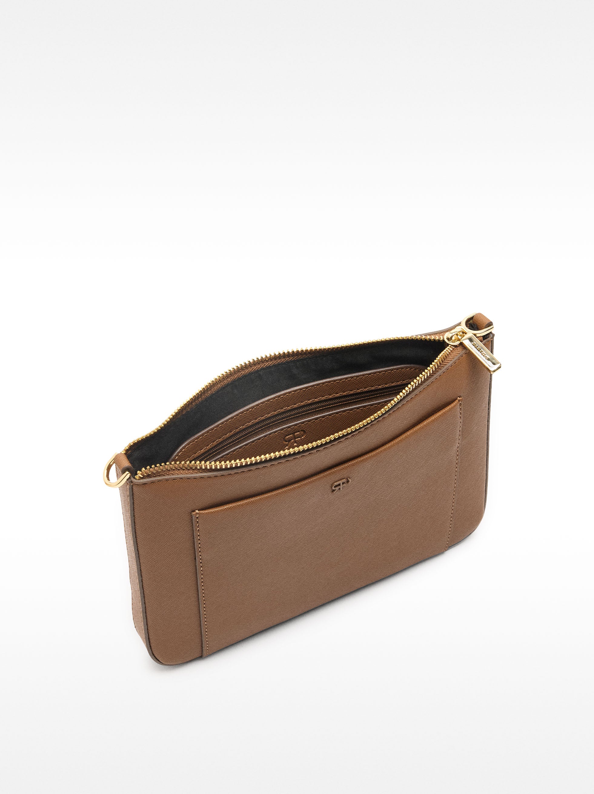 Bolso Bandolera Con Bolsillo Exterior