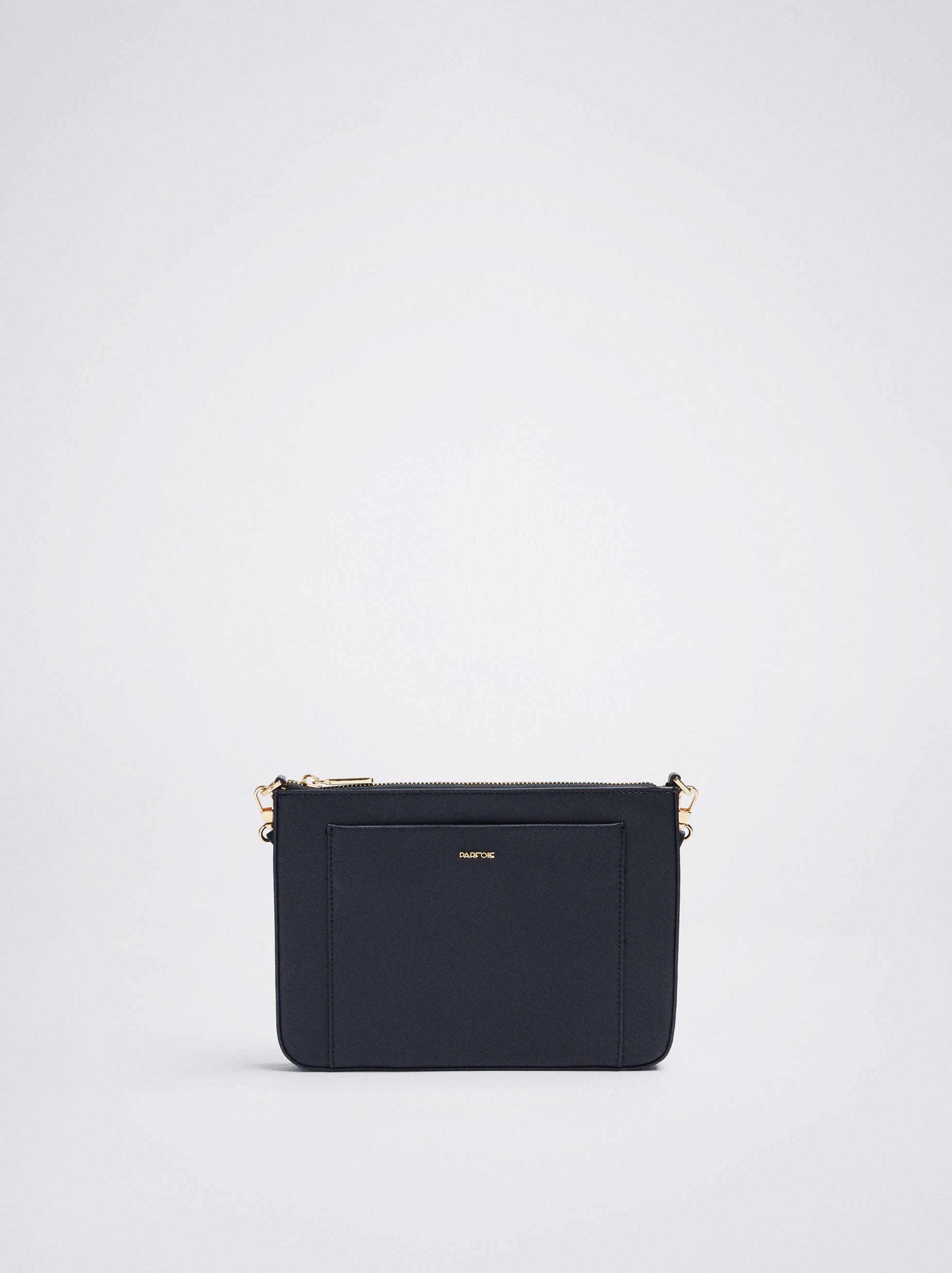 Cartera Bandolera Con Bolsillo Exterior
