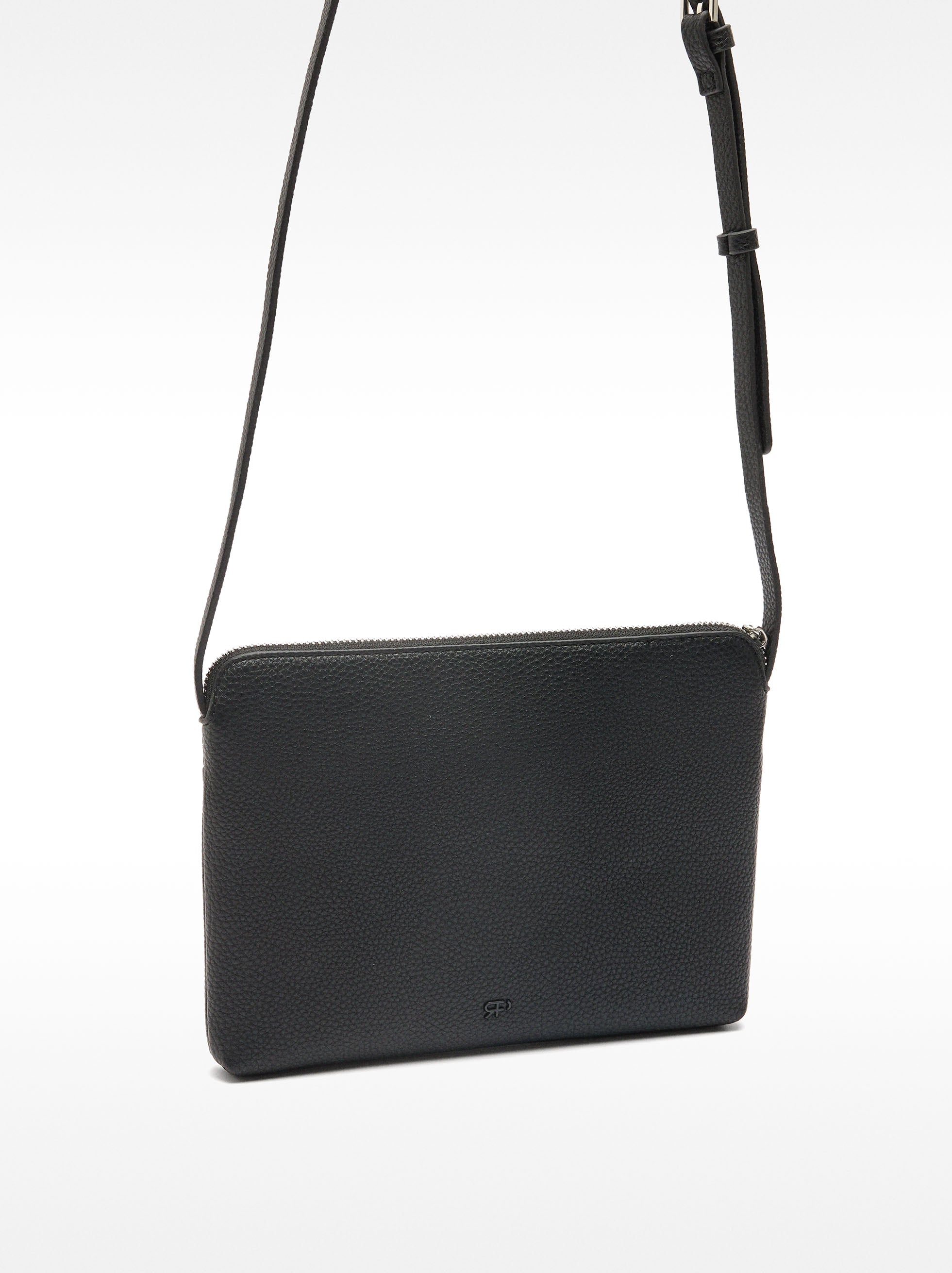 Bolso Bandolera Con Bolsillo Exterior