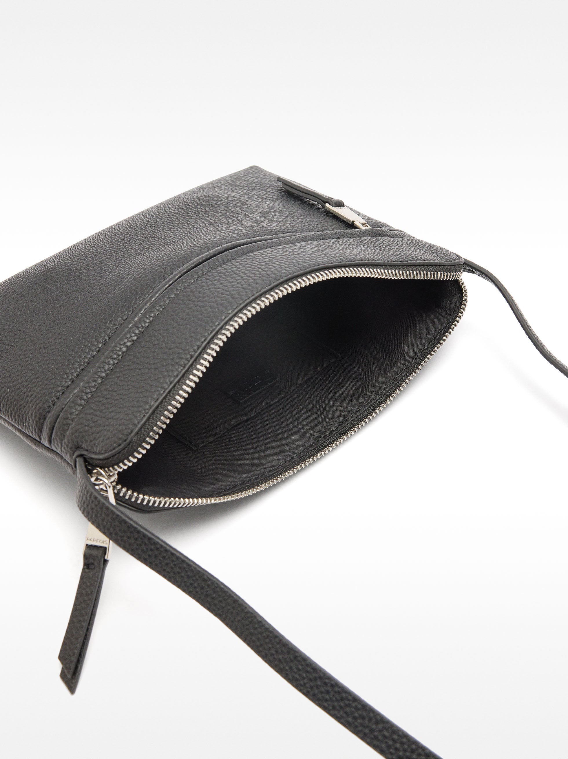 Bolso Bandolera Con Bolsillo Exterior