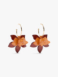 Aros Abiertos Con Maxi Flor