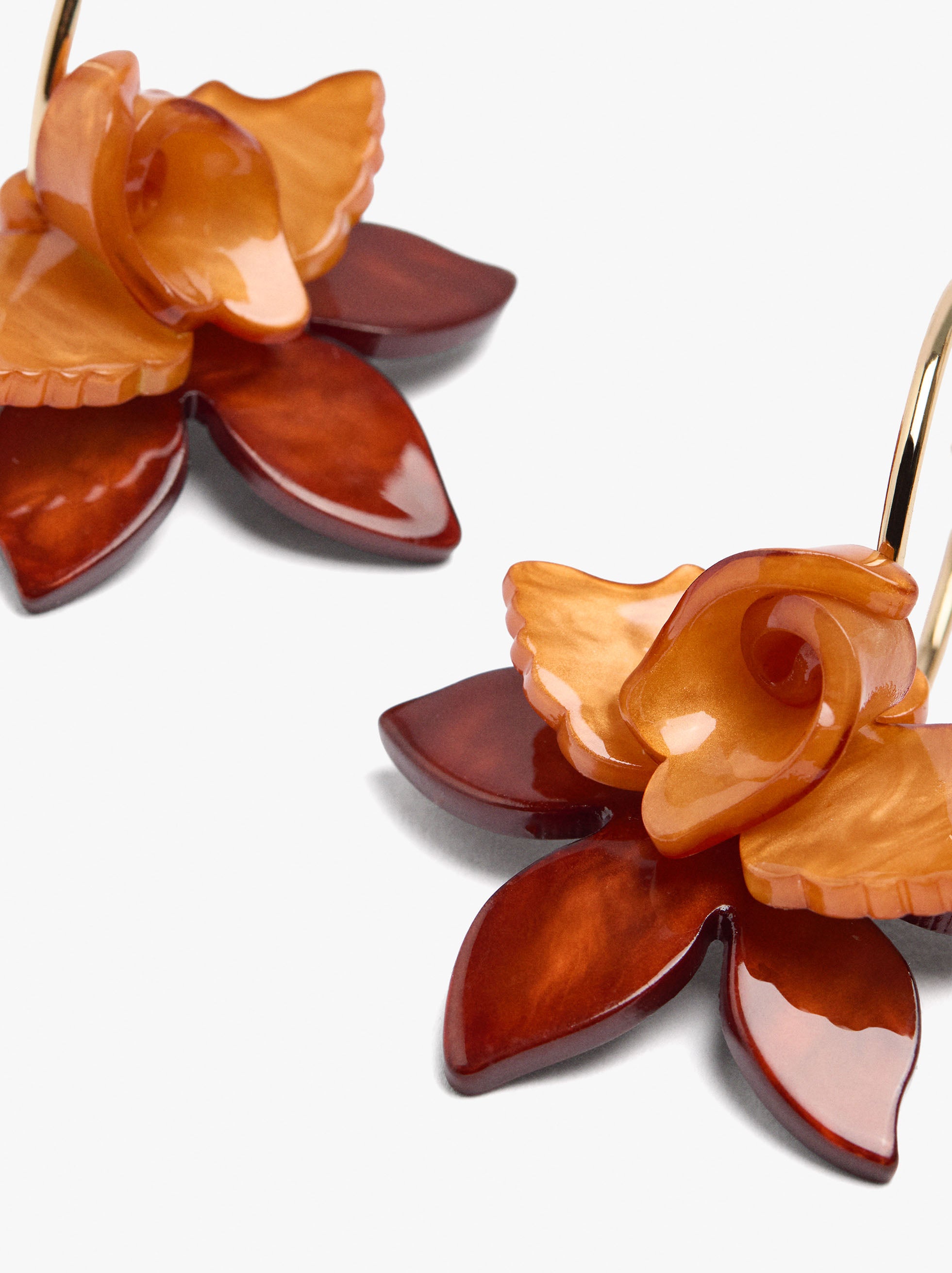 Aros Abiertos Con Maxi Flor