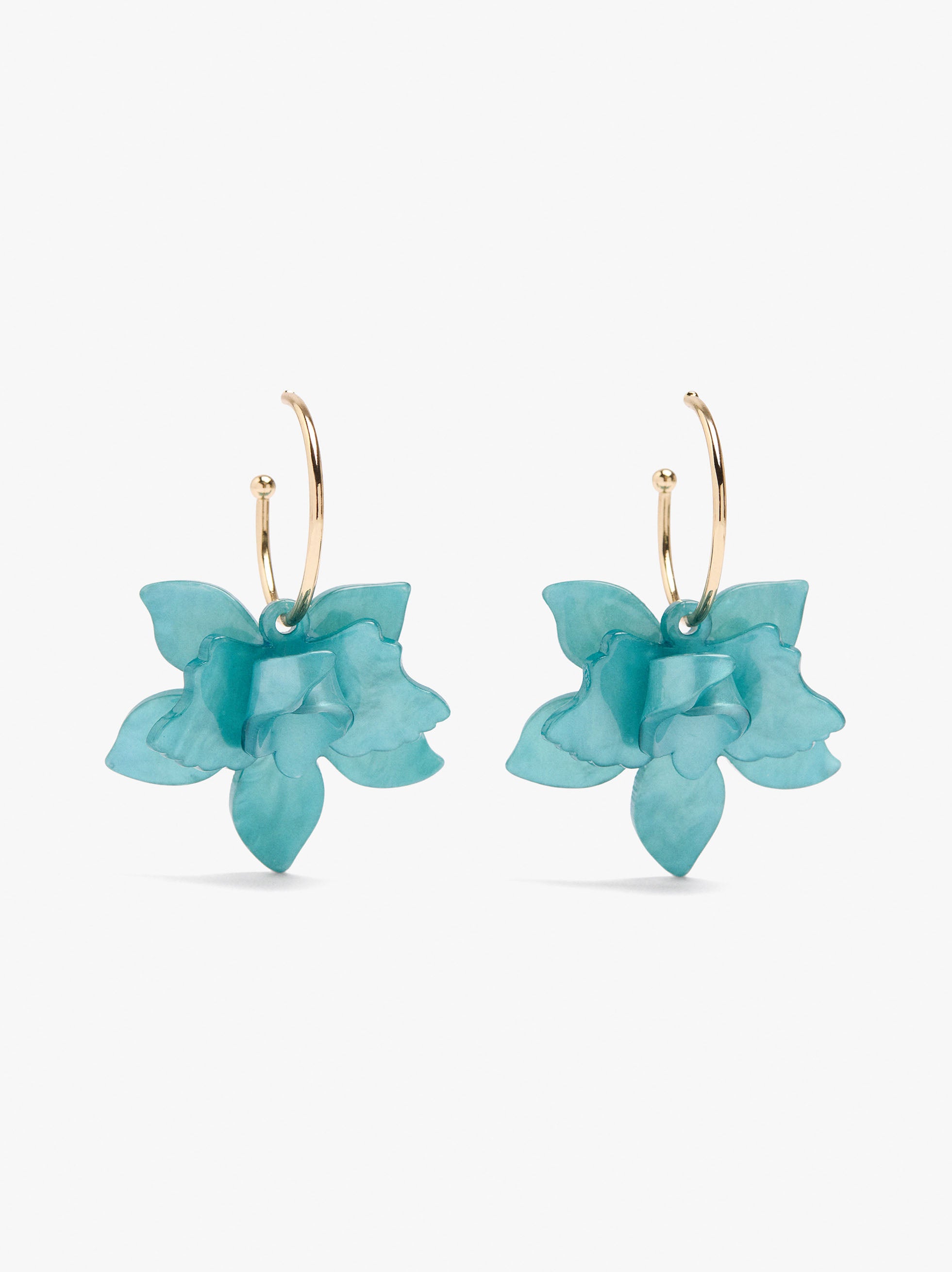 Aros Abiertos Con Maxi Flor