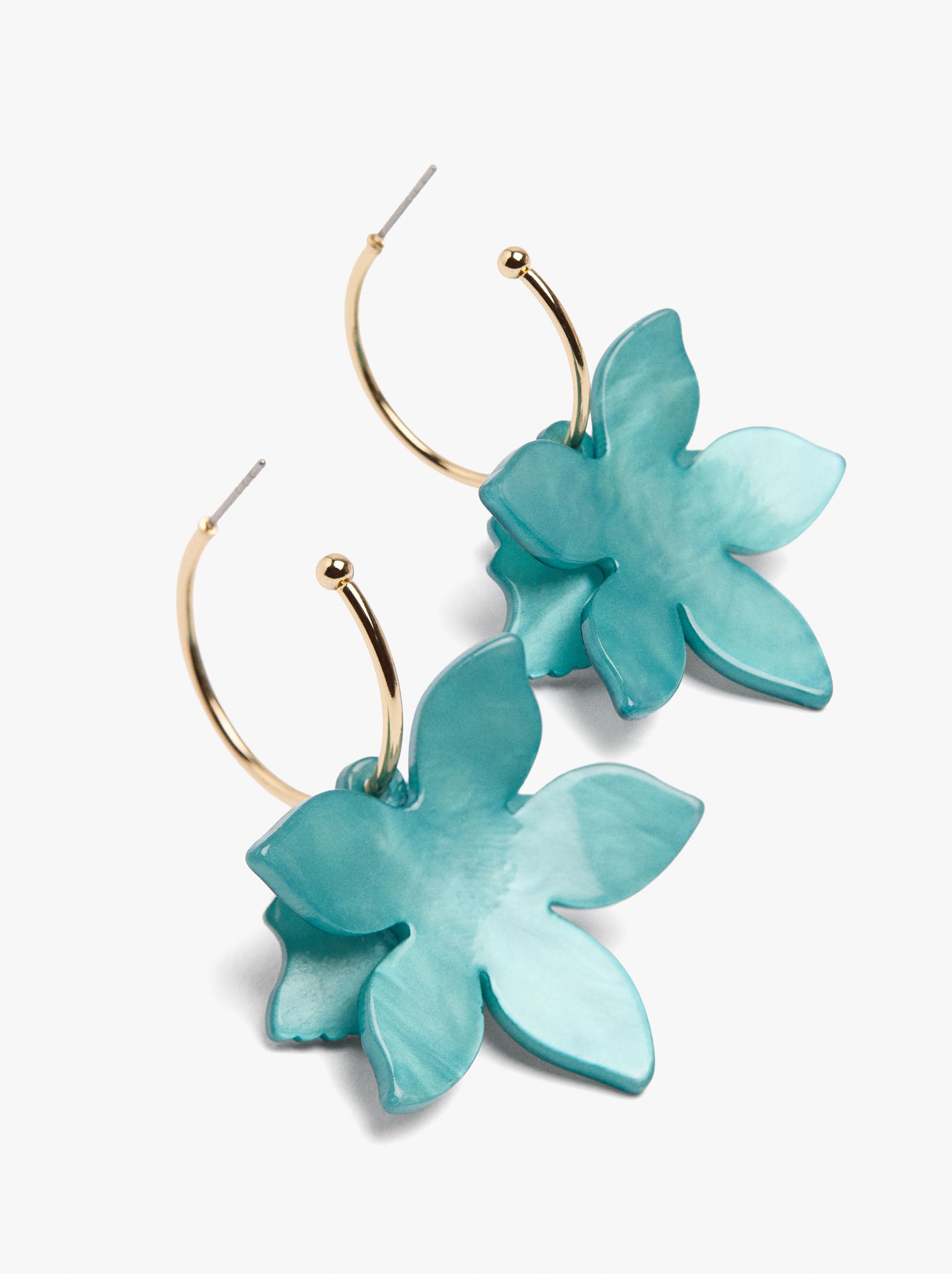 Aros Abiertos Con Maxi Flor